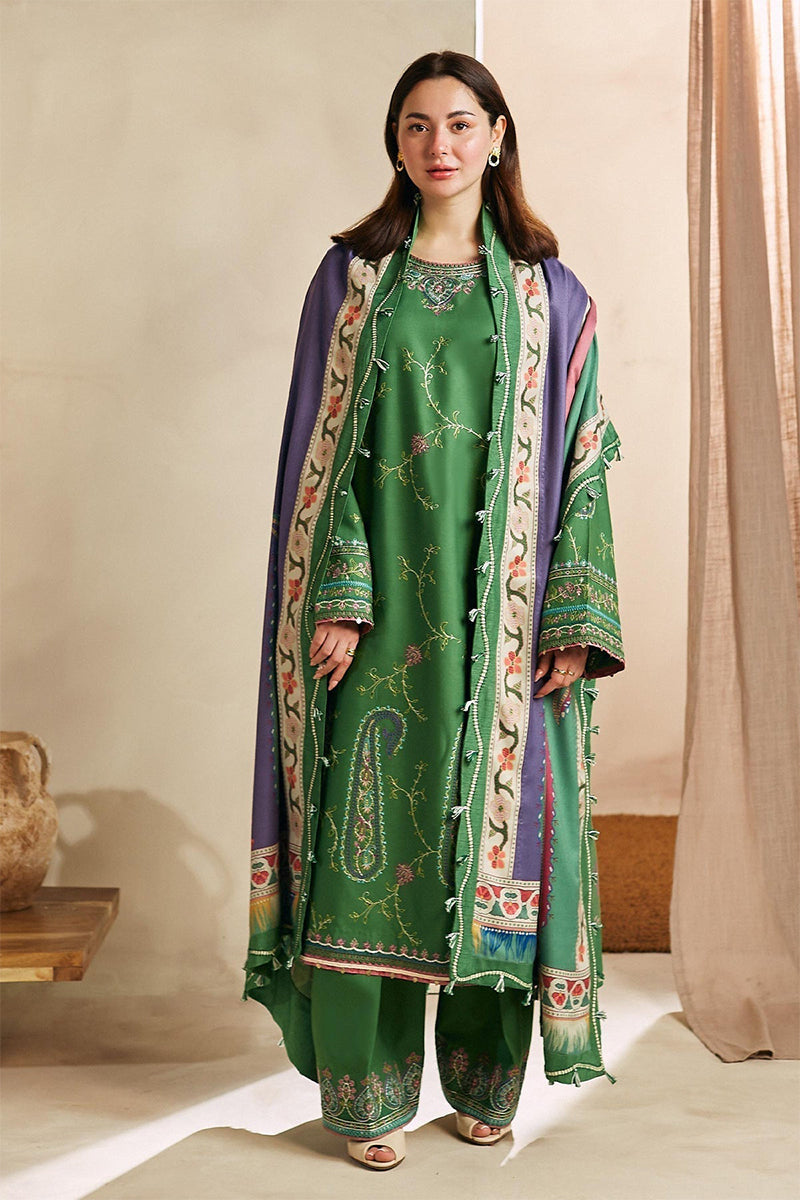 ZARA SHAH JAHAN - 3PC DHANAK EMBROIDERED ZN-1048