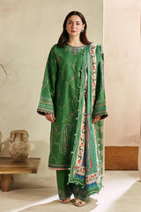 ZARA SHAH JAHAN - 3PC DHANAK EMBROIDERED ZN-1048