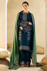 ZARA SHAHJAHAN - 3PC DHANAK EMBROIDERED ZN-1050