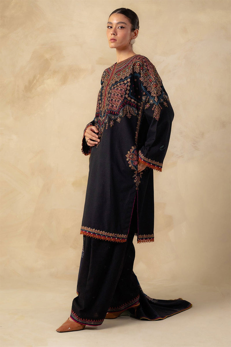 ZARA SHAH JAHAN - 3PC DHANAK EMBROIDERED ZN-1044