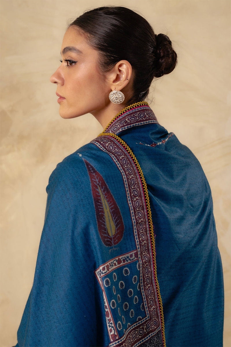 ZARA SHAH JAHAN - 3PC DHANAK EMBROIDERED ZN-1044