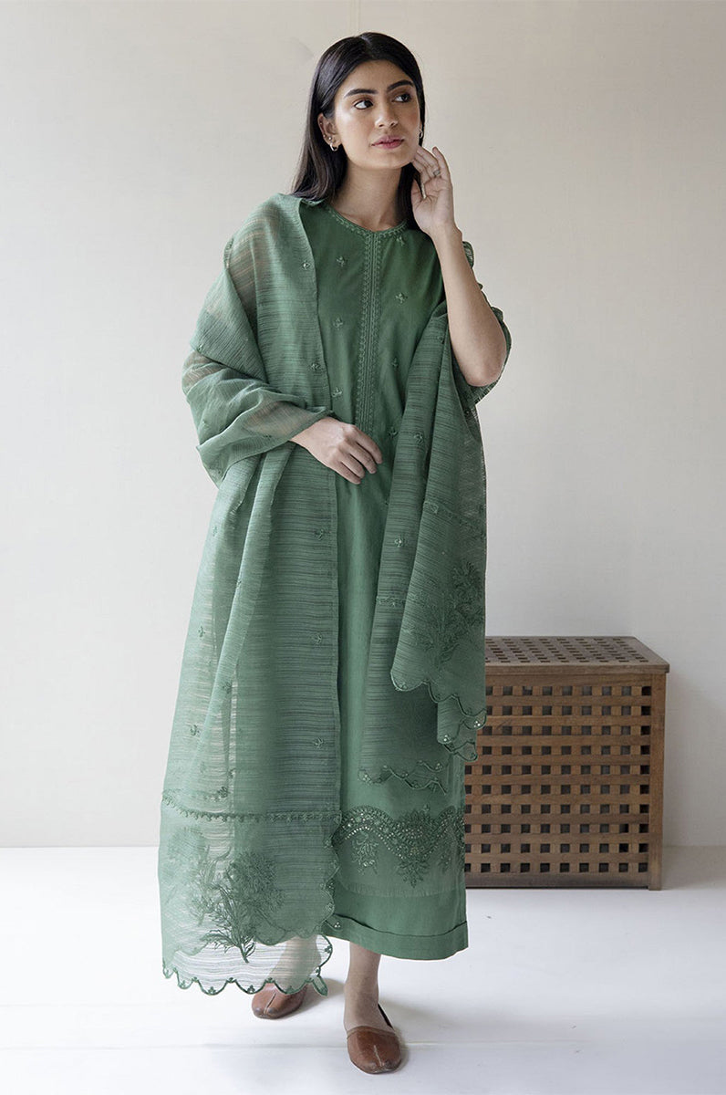 DYOT - 3PC Cambric Embroidered ZN-1074
