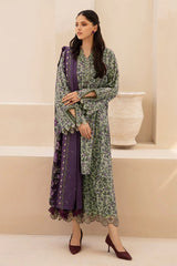 BAROQUE - 3PC KARANDI PRINTED ZN-1076