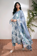 BAROQUE - 3PC KARANDI PRINTED ZN-1078