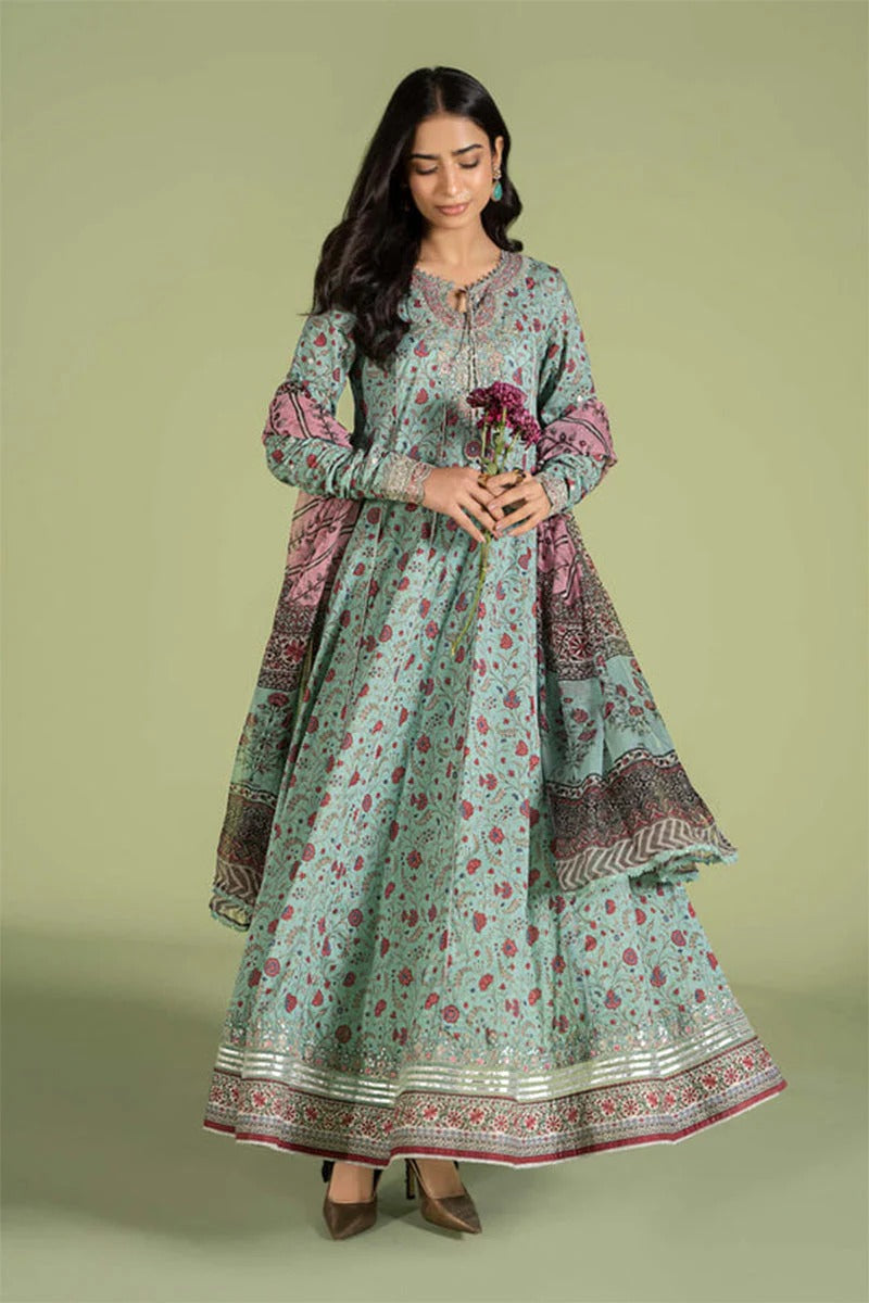 BAROQUE - 3PC KARANDI PRINTED ZN-1080