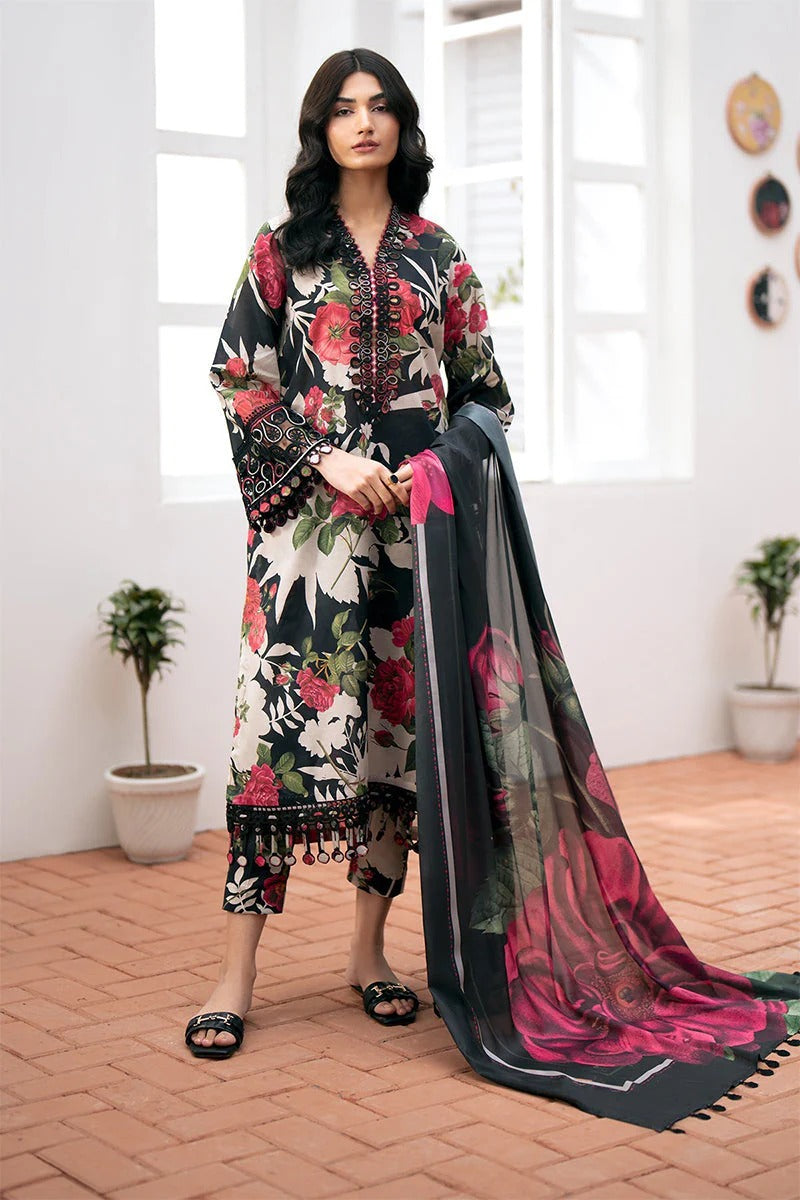 BAROQUE - 3PC KARANDI PRINTED ZN-1100