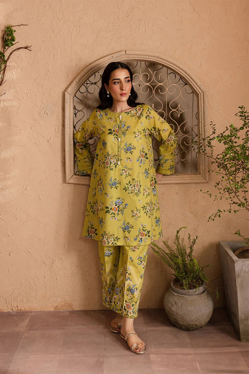 LULUSAR - 2PC DIGITAL SILK PRINTED ZN-1082