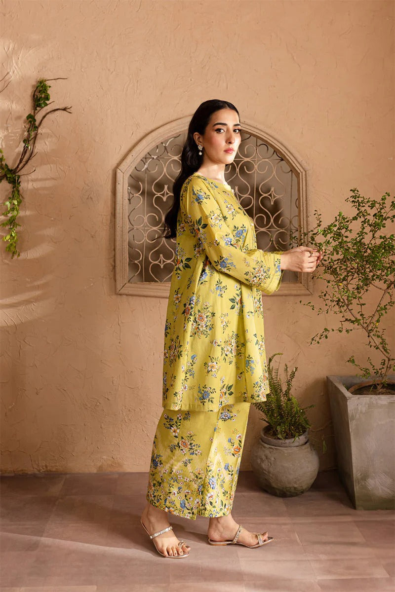 LULUSAR - 2PC DIGITAL SILK PRINTED ZN-1082