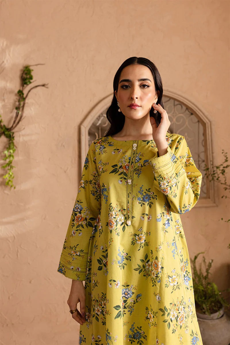 LULUSAR - 2PC DIGITAL SILK PRINTED ZN-1082