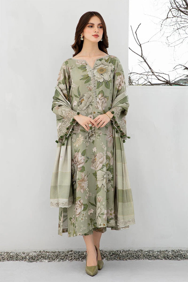 BAROQUE - 3PC KARANDI PRINTED ZN-1077