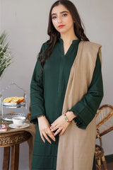 AISLING - 3PC DHANAK EMBROIDERED ZN-1042