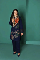 NISHAT -3PC DHANAK EMBRIODERED ZN-1099