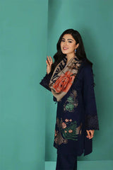 NISHAT -3PC DHANAK EMBRIODERED ZN-1099