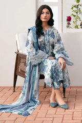 BAROQUE - 3PC KARANDI PRINTED ZN-1078