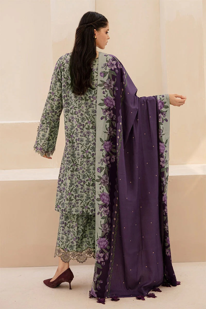 BAROQUE - 3PC KARANDI PRINTED ZN-1076