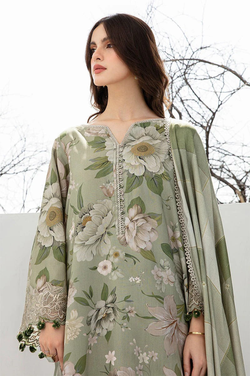 BAROQUE - 3PC KARANDI PRINTED ZN-1077