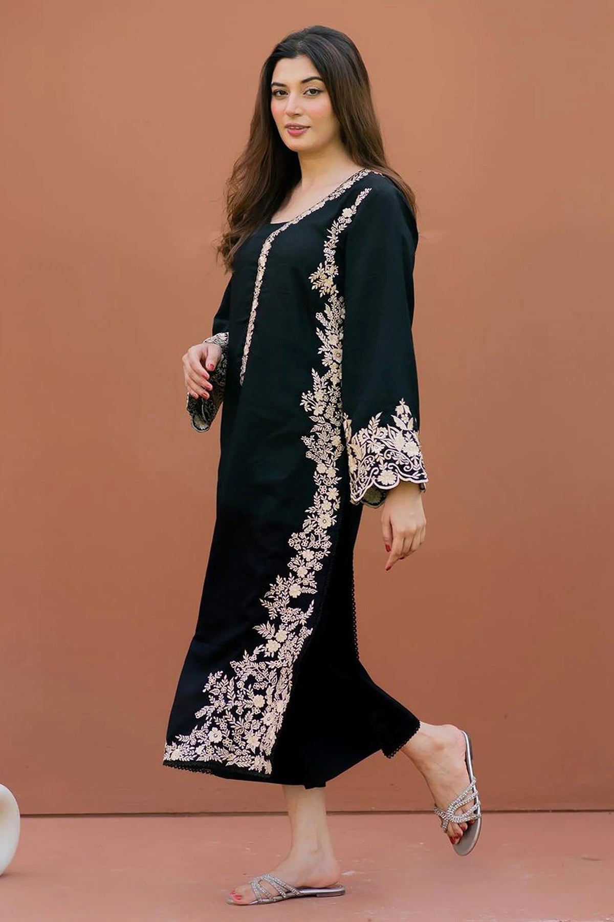 MARIA B - 2PC Dhanak EMBROIDERED ZN-1065